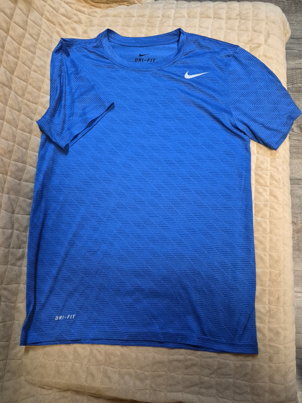 Nike Men’s Royal Blue Dri-FIT Short Sleeve Tee